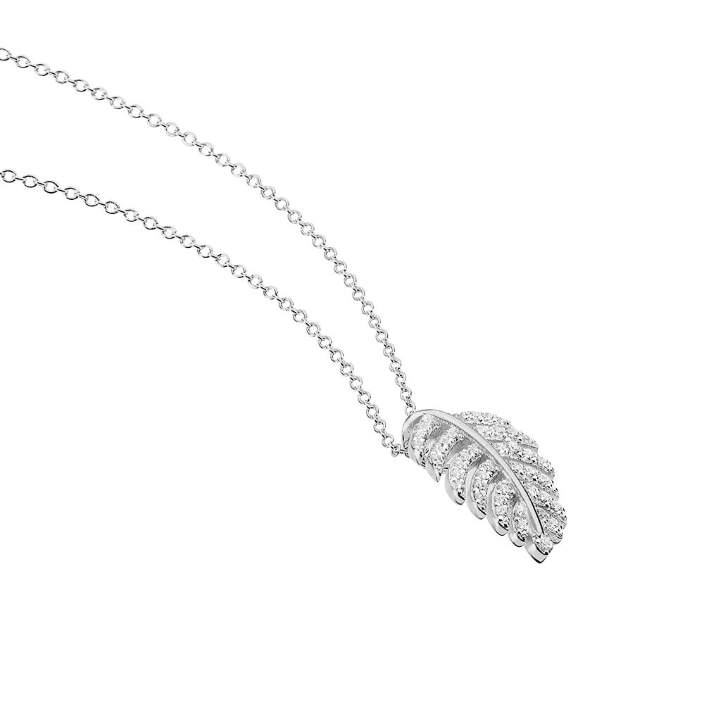 Collier Gabrielle Argent Blanc Oxyde De Zirconium - Colliers avec pierres Femme | Marc Orian
