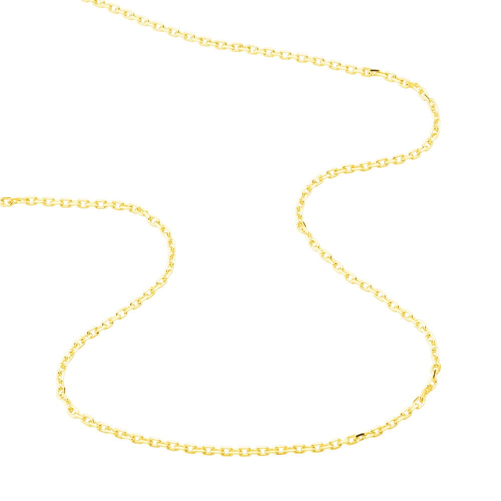 Cha&icirc;ne Igoa Maille For&ccedil;at Diamantee Or Jaune - Chaines Famille | Marc Orian