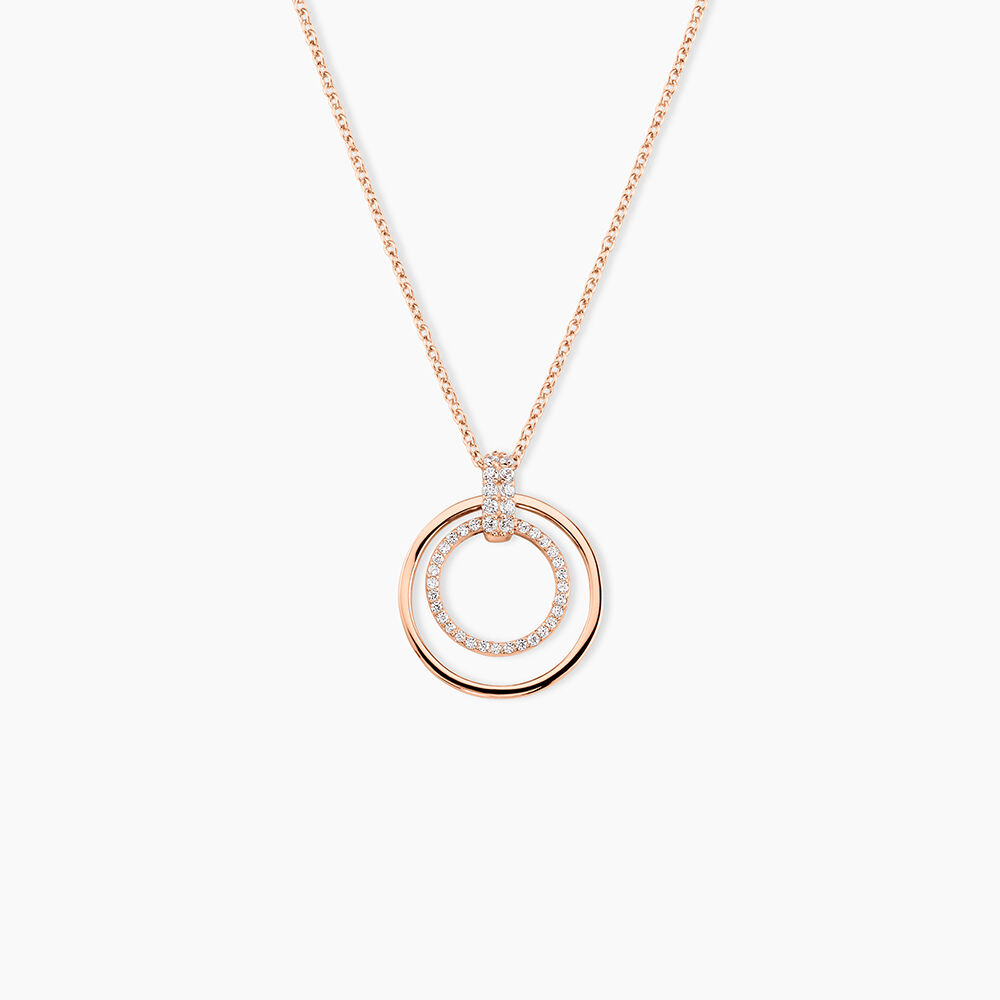Collier Silvana Argent Rose Oxyde De Zirconium - Colliers avec pierres Femme | Marc Orian