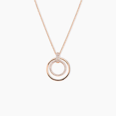 Collier Silvana Argent Rose Oxyde De Zirconium - Colliers avec pierres Femme | Marc Orian