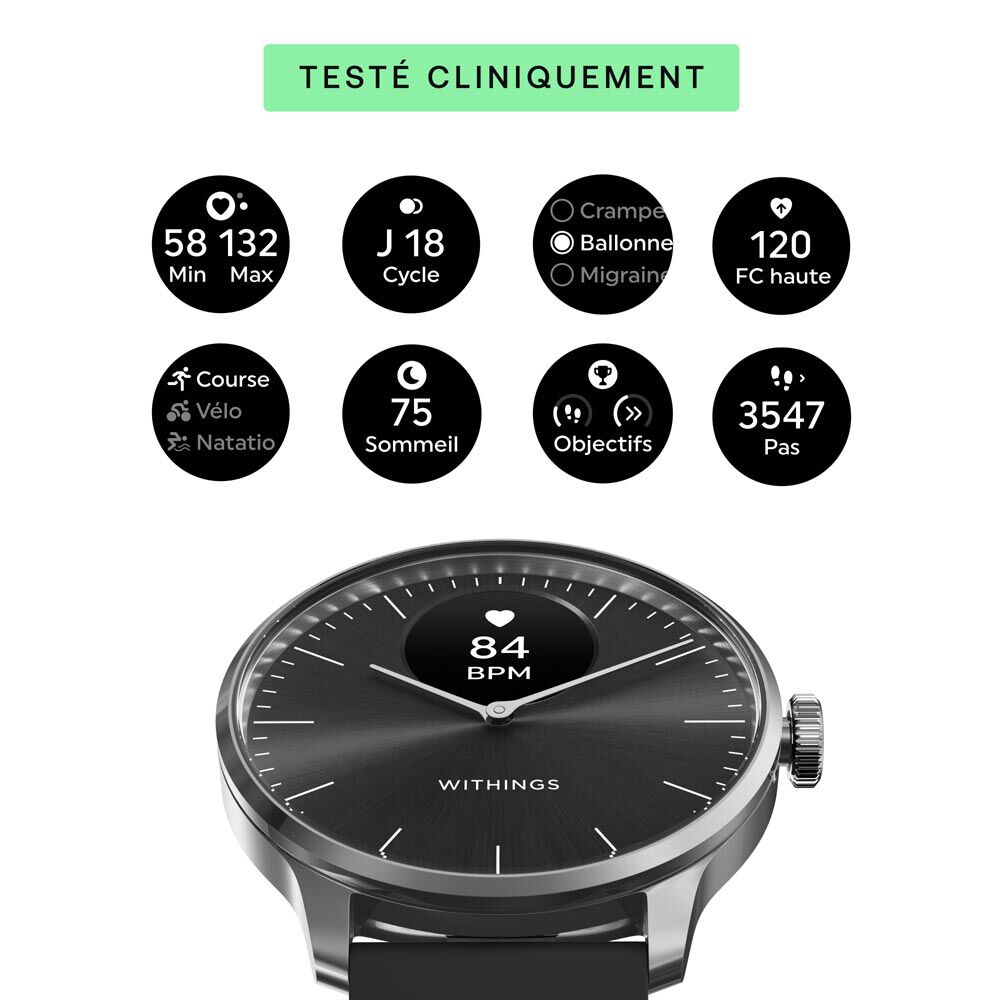 Montre Connectée Withings Scanwatch Light - Montres connectées Femme | Marc Orian