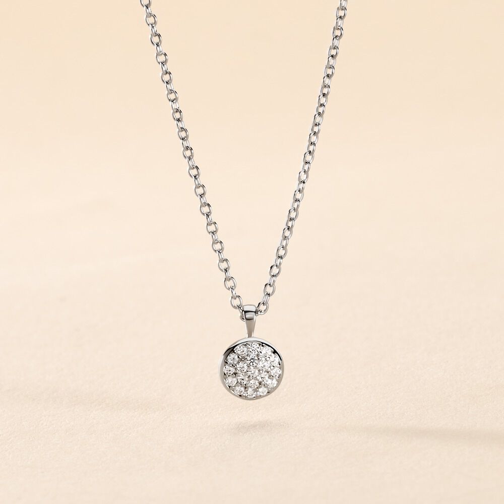 Collier Argent Victorin Oxydes De Zirconium - Colliers avec pierres Femme | Marc Orian