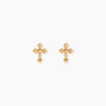 Boucles D'Oreilles Puces Tien Plaqu&eacute; Or Jaune - Puces Femme | Marc Orian