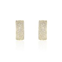Boucles D'oreilles Puces Charlotte Or Jaune Diamant