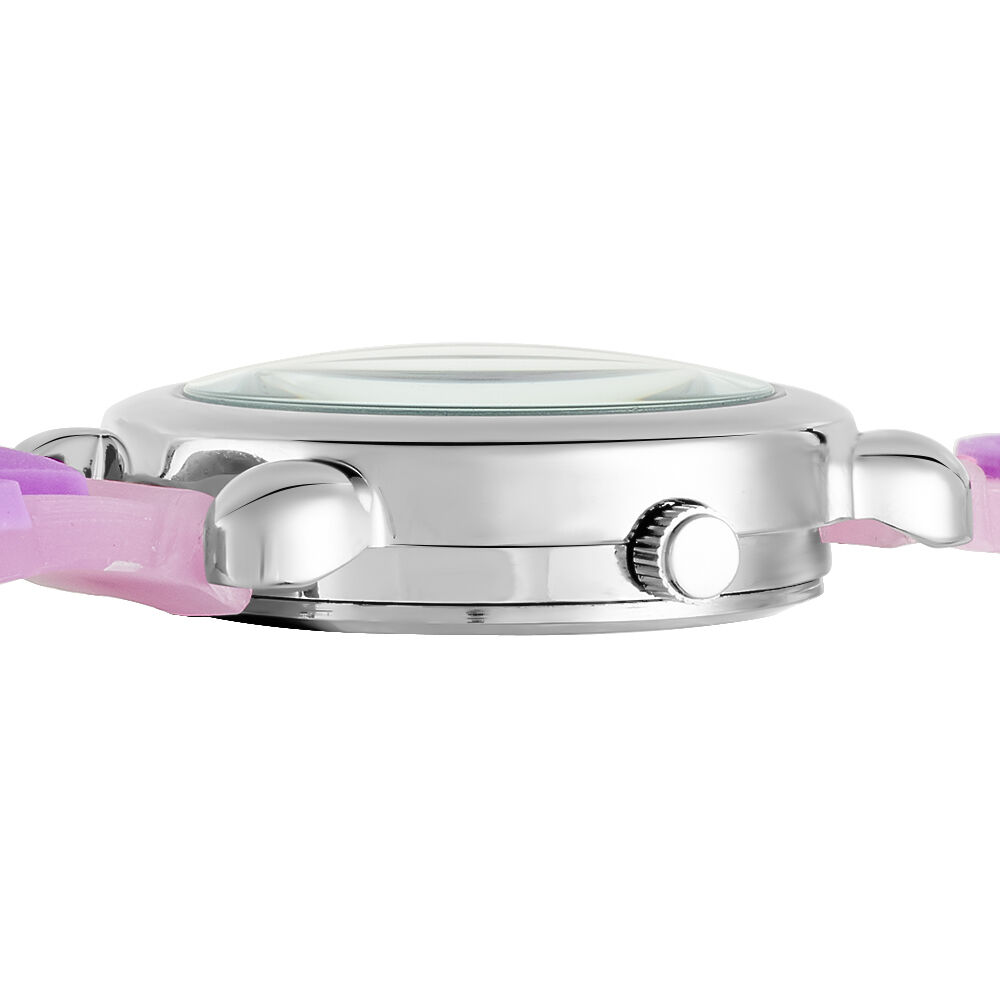 Montre Upp Fleur Blanc Et Parme - Montres &eacute;tanches Enfant | Marc Orian