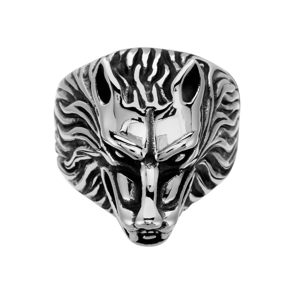 Bague Acier Vieillit Ronel - Bague fantaisie Homme | Marc Orian