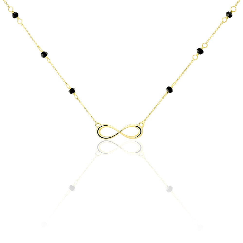 Collier Spya Infini Or Jaune Spinelle - Colliers avec pierres Femme | Marc Orian