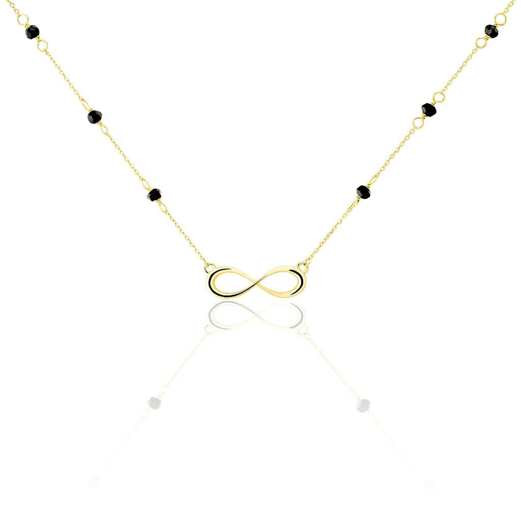 Collier Spya Infini Or Jaune Spinelle - Colliers avec pierres Femme | Marc Orian