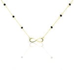 Collier Spya Infini Or Jaune Spinelle - Colliers avec pierres Femme | Marc Orian
