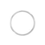 Alliance Marlon Demi Jonc Classique Or Blanc - Alliances duo Unisex | Marc Orian