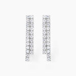 Boucles D'oreilles Pendantes Louann Argent Blanc Oxyde De Zirconium - Pendantes Femme | Marc Orian