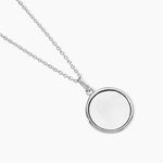 Collier Zealie Argent Blanc Nacre - Colliers avec pierres Femme | Marc Orian