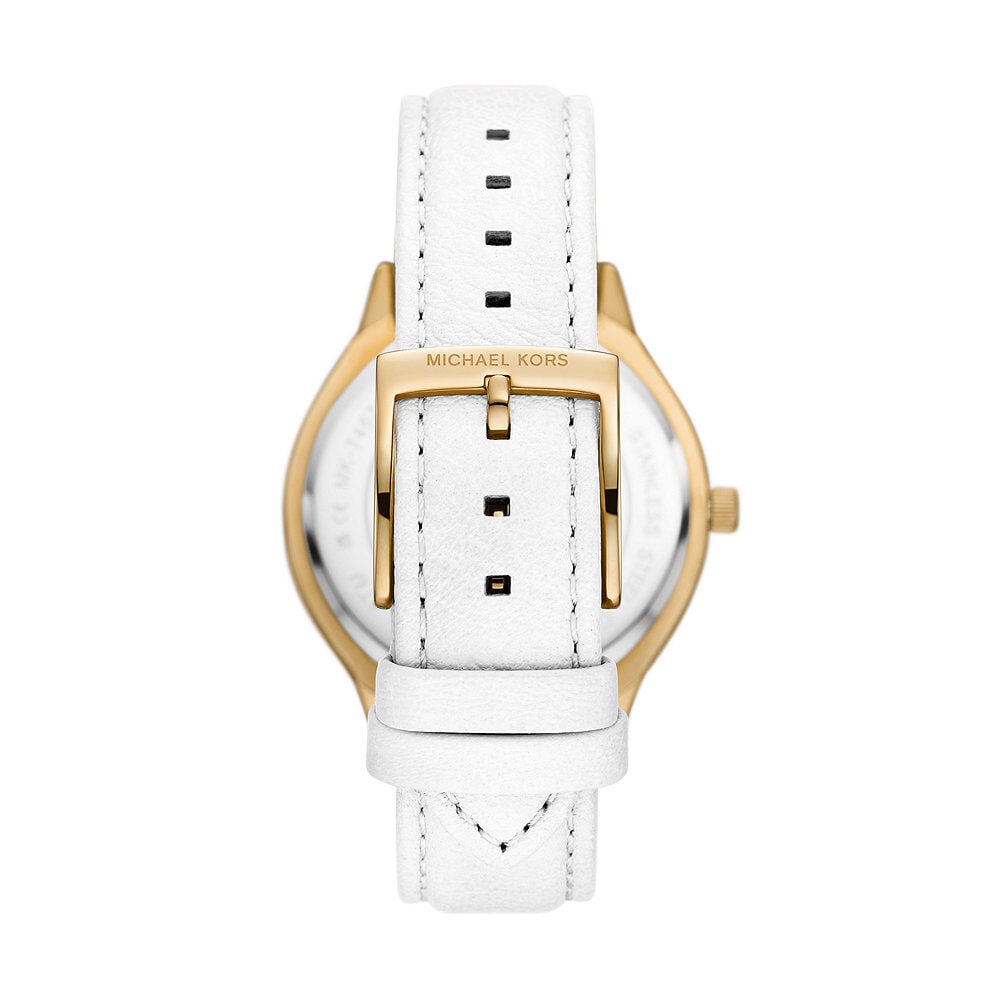 Montre Michael Kors Slim Runway Blanc - Montres &eacute;tanches Femme | Marc Orian