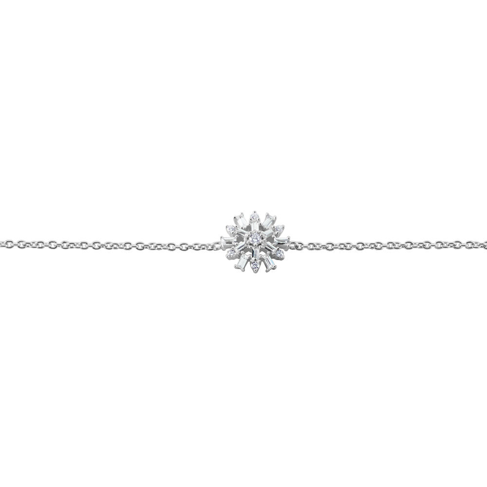 Bracelet Argent Kabibi Oxydes De Zirconium - Bracelets chaînes Femme | Marc Orian