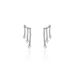 Boucles D'oreilles Pendantes Isalis Argent Blanc Oxyde De Zirconium - Pendantes Femme | Marc Orian