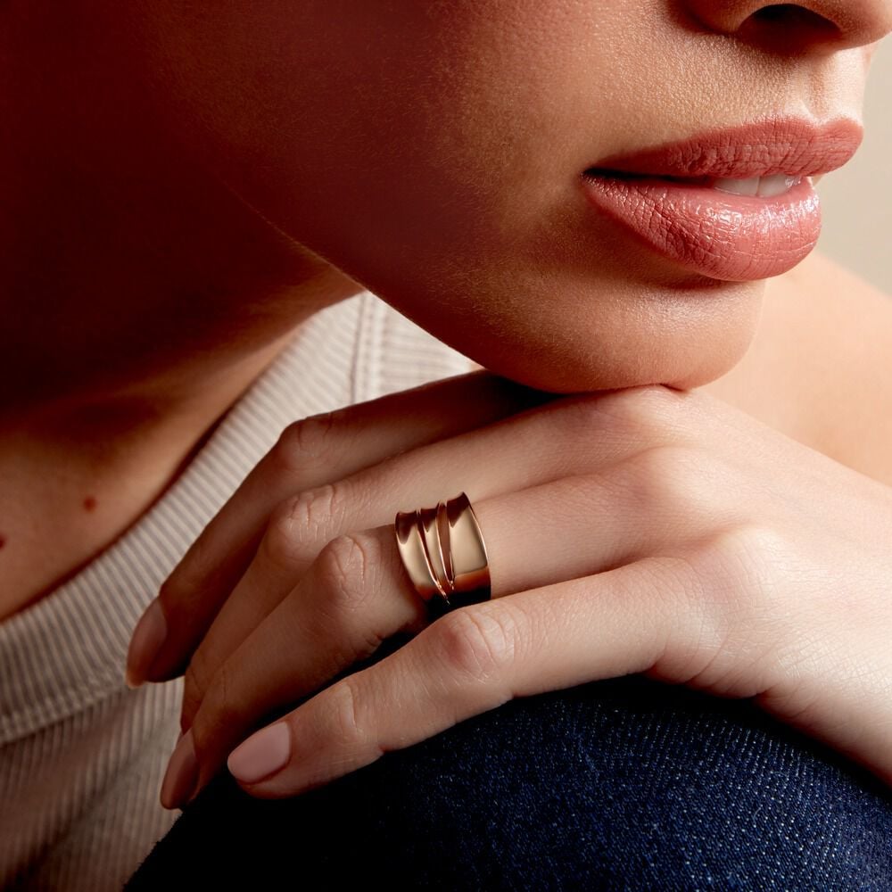 Bague Edwyna Plaqué Or Jaune - Bagues dorées Femme | Marc Orian