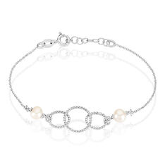 Bracelet Urius Argent Blanc Perle D'imitation - Bracelets chaînes Femme | Marc Orian