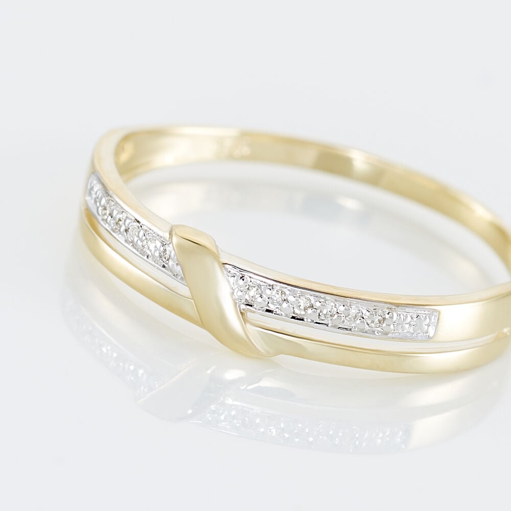 Bague Daynis Or Jaune Diamant - Parures de mariage Femme | Marc Orian