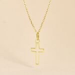 Pendentif Aimee Croix Or Jaune - Pendentifs Famille | Marc Orian