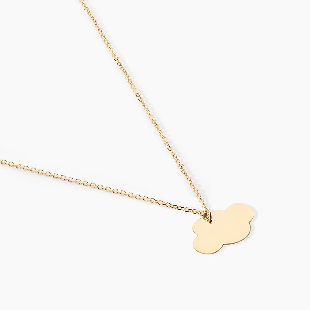 Collier Helenia Nuage Gravable Or Jaune - Colliers ete Enfant | Marc Orian