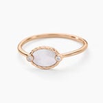 Bague La Muse Argent Rose Nacre Oxyde De Zirconium - Bijoux fantaisie Femme | Marc Orian