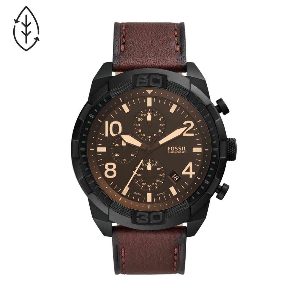 Montre Fossil Bronson 50 Noir - Montres &eacute;tanches Homme | Marc Orian