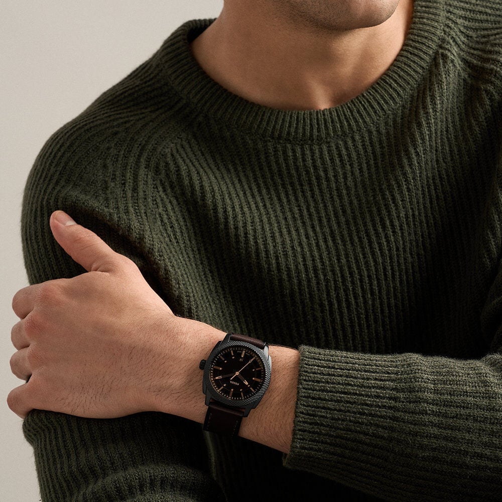 Montre Fossil Machine Noir - Montres &eacute;tanches Homme | Marc Orian