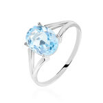 Bague Lis Or Blanc Topaze - Bagues pierres fines Femme | Marc Orian