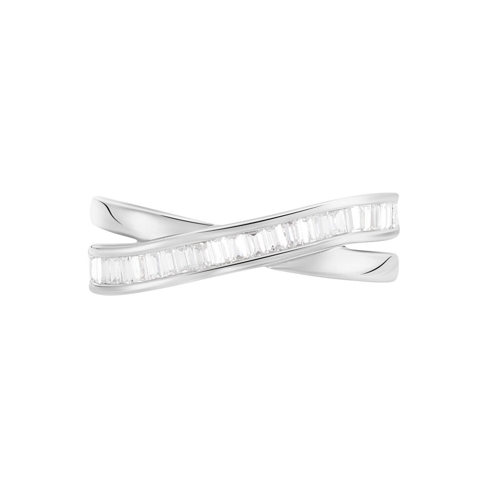Bague Anelyse Or Blanc Oxyde De Zirconium -  Femme | Marc Orian
