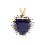 Pendentif Nelsa Plaqu&eacute; Or Jaune Oxyde De Zirconium - Bijoux fantaisie Femme | Marc Orian