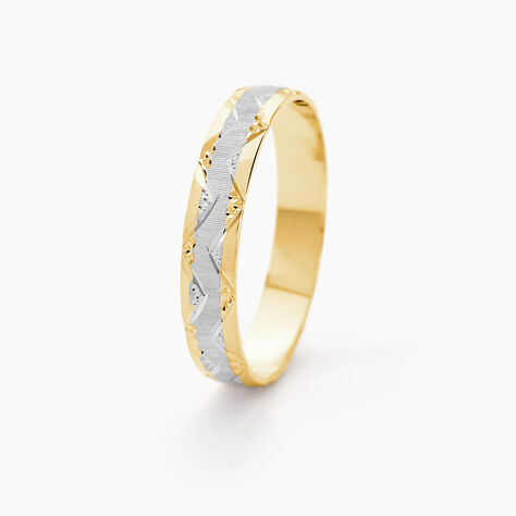 Alliance Clotilde Demi Jonc Classique Or Bicolore - Alliances duo Unisex | Marc Orian