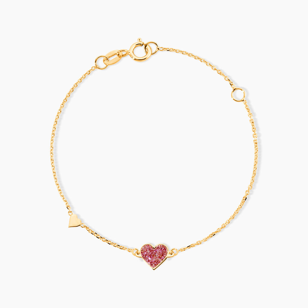 Bracelet Soraya Coeur Or Jaune - Bracelets cha&icirc;nes Enfant | Marc Orian