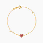 Bracelet Soraya Coeur Or Jaune - Bracelets cha&icirc;nes Enfant | Marc Orian