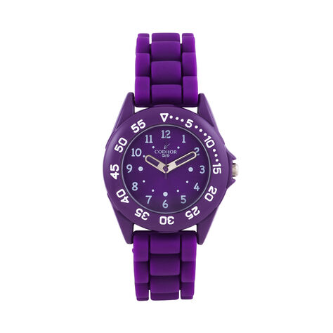 Montre Codhor Kid Plastique Violet - Montres Enfant | Marc Orian