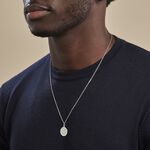 Medaille Or Blanc Hannae - Bijoux personnalis&eacute;s Famille | Marc Orian