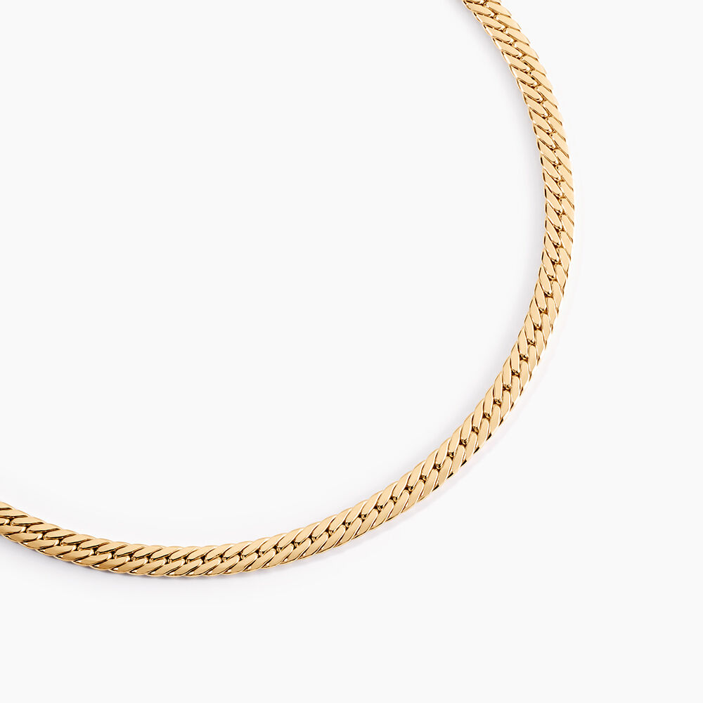 Collier Doline Maille Anglaise Or Jaune - Chaines Femme | Marc Orian