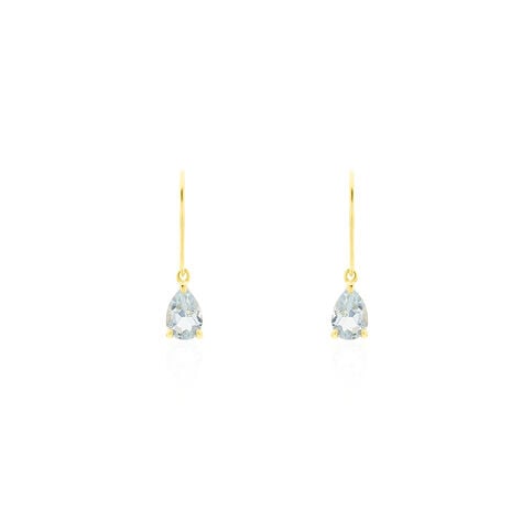 Boucles D'oreilles Pendantes Kalyne Or Jaune Topaze - Pendantes Femme | Marc Orian