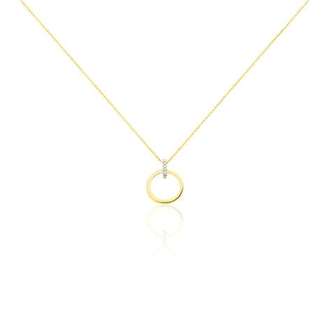 Collier Or Jaune Melissande Diamants - Colliers avec pierres Femme | Marc Orian