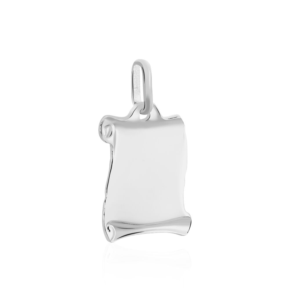 Pendentif Zodiaque Parchemin Argent Blanc - Bijoux personnalisés Famille | Marc Orian