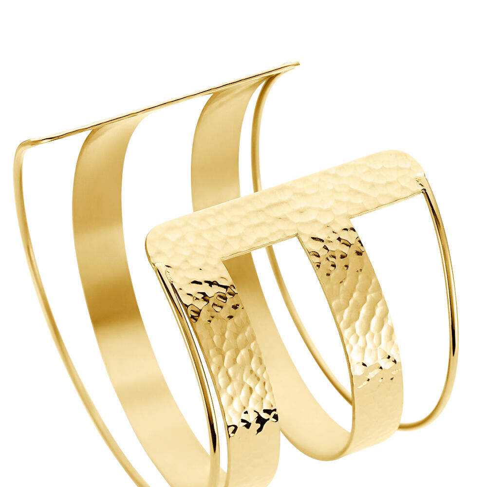 Bracelet Manchette Chita Acier Dor&eacute; - Bijoux fantaisie Femme | Marc Orian