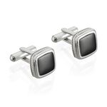 Boutons De Manchette Acier Bicolore Leucetios - Boutons de manchette Homme | Marc Orian