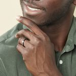 Bague Christell Acier Blanc - Bijoux fantaisie Homme | Marc Orian