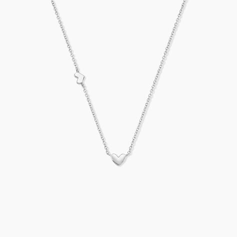 Collier Rosamee Argent Blanc - Colliers fantaisie Femme | Marc Orian