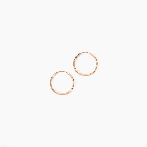 Cr&eacute;oles Dominae Or Rose - Cr&eacute;oles Femme | Marc Orian