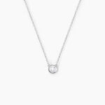 Collier Argent Laureano Oxydes De Zirconium - Colliers solitaires Femme | Marc Orian