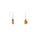 Boucles D'oreilles Pendantes Argent Blanc Mareme Ambre - Pendantes Femme | Marc Orian