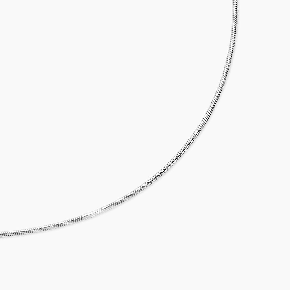 Cha&icirc;ne Geva Argent Blanc - Colliers fantaisie Femme | Marc Orian
