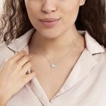 Collier Nawala Argent Blanc Oxyde De Zirconium Et Nacre - Colliers avec pierres Femme | Marc Orian