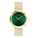 Montre Calvin Klein Twisted Bezel Vert - Montres &eacute;tanches Femme | Marc Orian