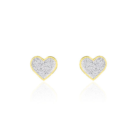 Boucles D'oreilles Puces Marta Or Jaune - Puces Femme | Marc Orian